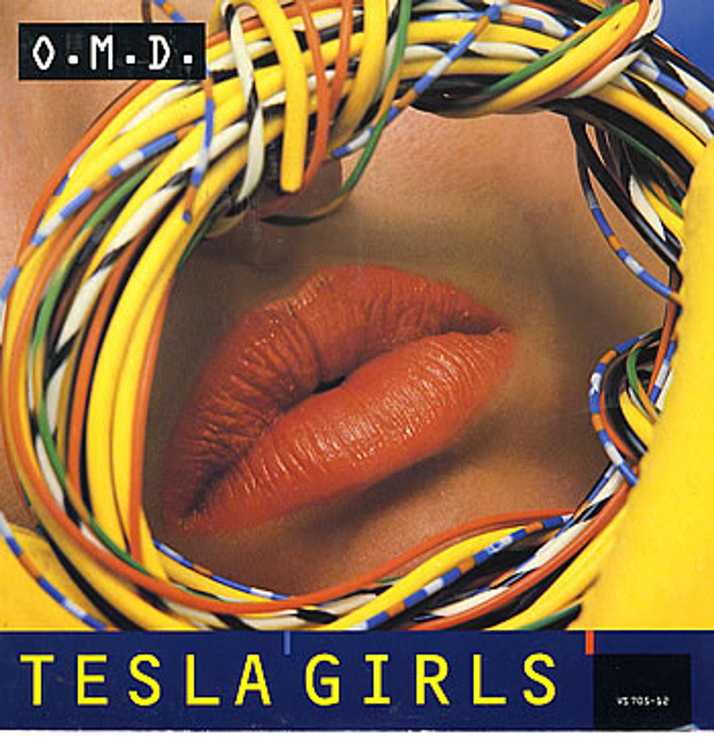 Orchestral Manoeuvres In The Dark Tesla Girls UK 12" vinyl single (12 inch record / Maxi-single) VS705-12