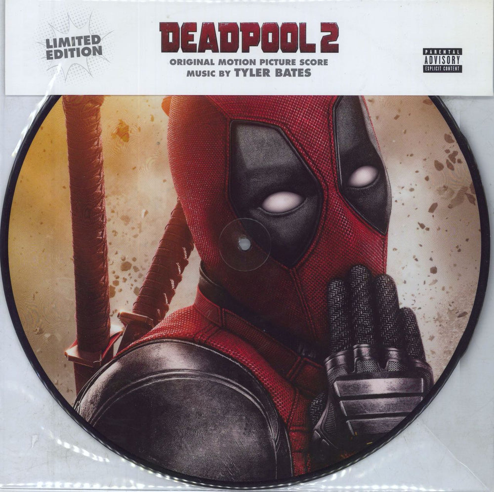 Original Soundtrack Deadpool 2 UK picture disc LP (vinyl picture disc album) 19075858921