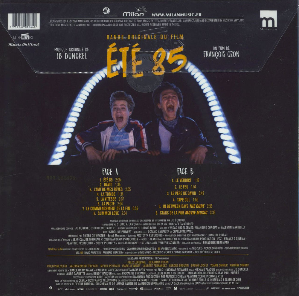 Original Soundtrack Été 85 (Bande Originale Du Film) - Orange Vinyl - Sealed UK vinyl LP album (LP record)