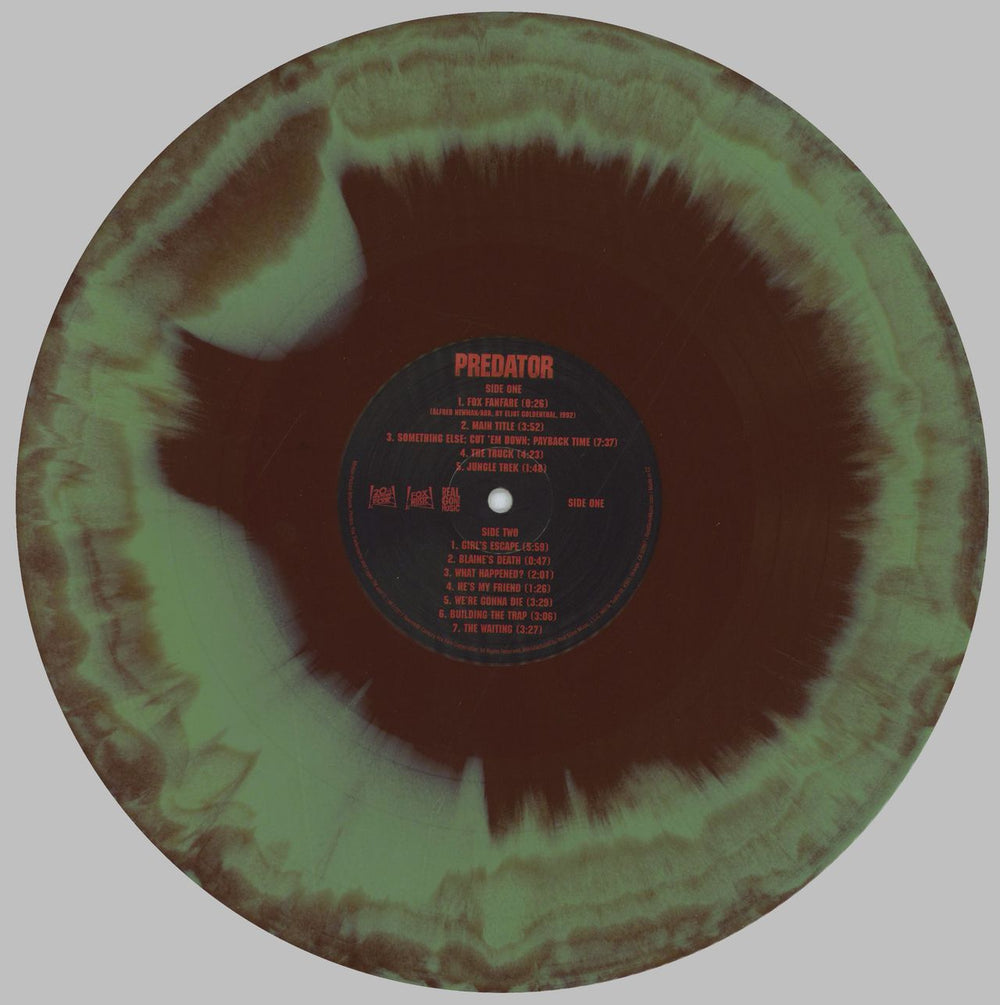Original Soundtrack Predator - Green And Brown Camo US 2-LP vinyl record set (Double LP Album) OST2LPR829800