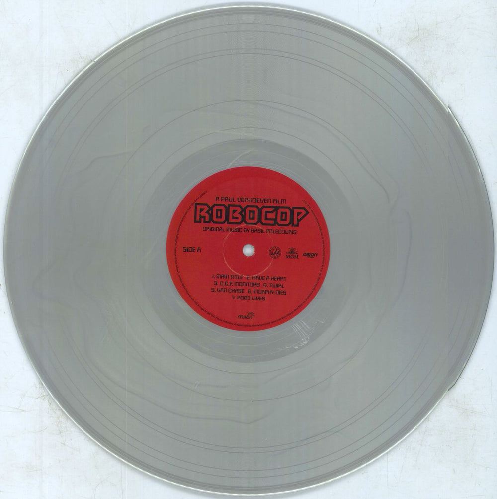 Original Soundtrack Robocop - Silver Vinyl US 2-LP vinyl record set (Double LP Album) OST2LRO812738