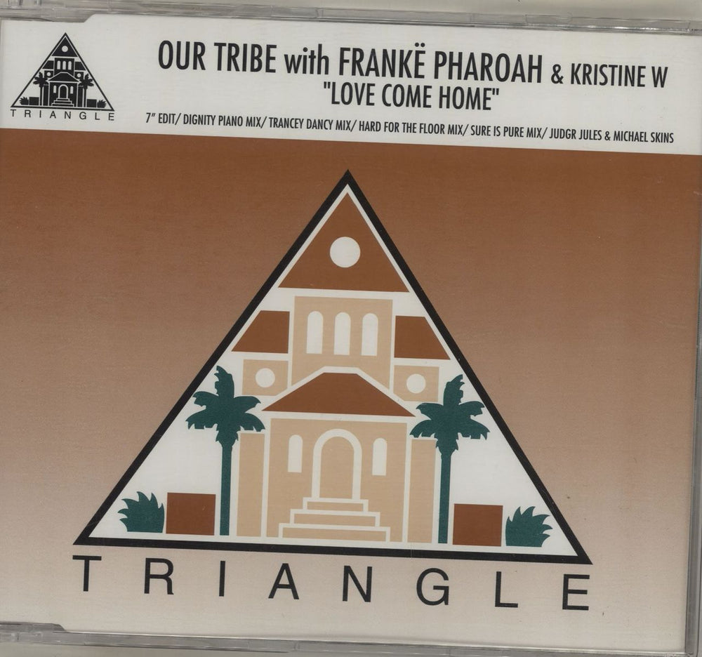 Our Tribe Love Come Home UK CD single (CD5 / 5") BLUESCD001