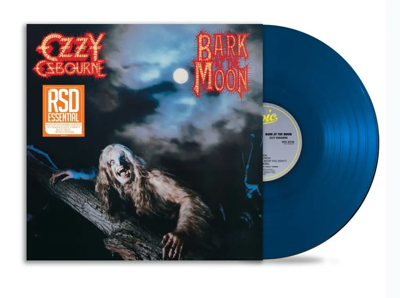 Ozzy Osbourne Bark At The Moon - Cobalt Blue Vinyl + Poster