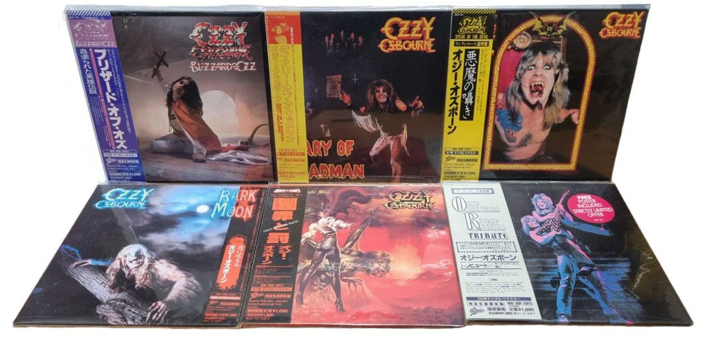 Ozzy Osbourne Paper Sleeve Collection + Montage Box Japanese box set 2007