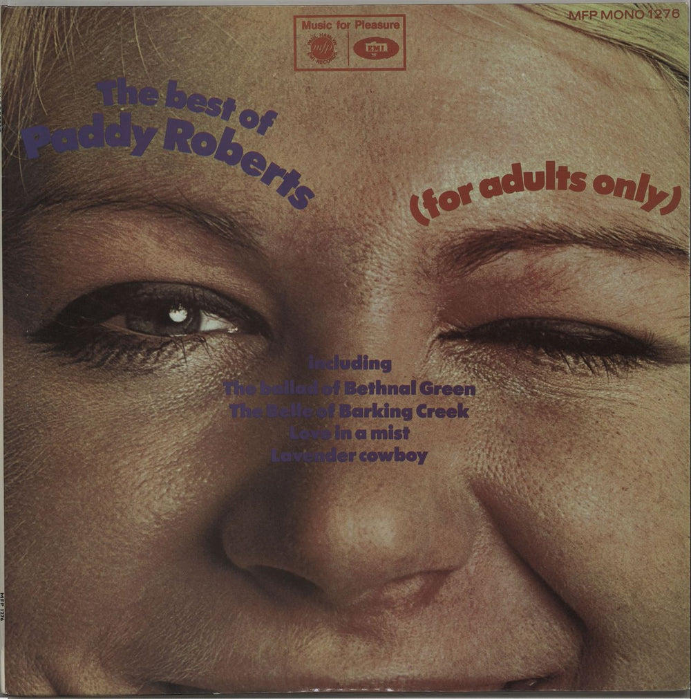 Paddy Roberts The Best Of Paddy Roberts UK vinyl LP album (LP record) MFP1276