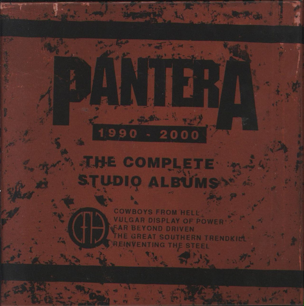 Pantera The Complete Studio Albums 1990-2000 UK 5-CD album set 081227953690