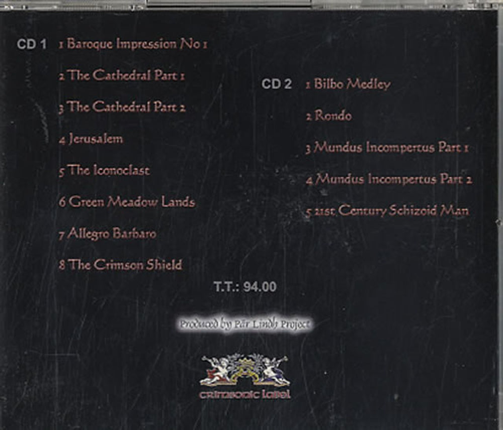 Par Lindh Project Live In America Swedish 2 CD album set (Double CD) P832CLI619634