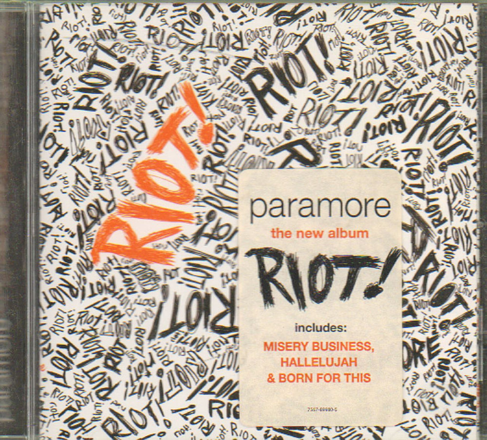 Paramore Riot! US CD album (CDLP) 7567-89980-5