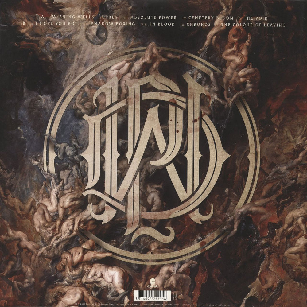 Parkway Drive Reverence - Black Vinyl UK vinyl LP album (LP record) 8714092755916