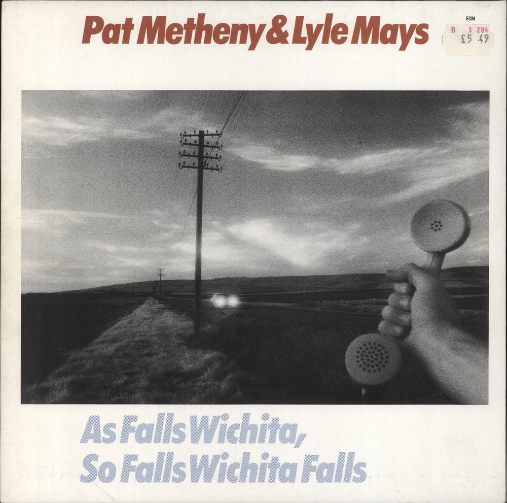 Pat Metheny As Falls Wichita, So Falls Wichita Falls German vinyl LP album (LP record) ECM1190