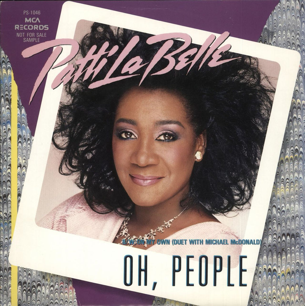 Patti LaBelle Oh, People Japanese Promo 7" vinyl single (7 inch record / 45) PS-1046