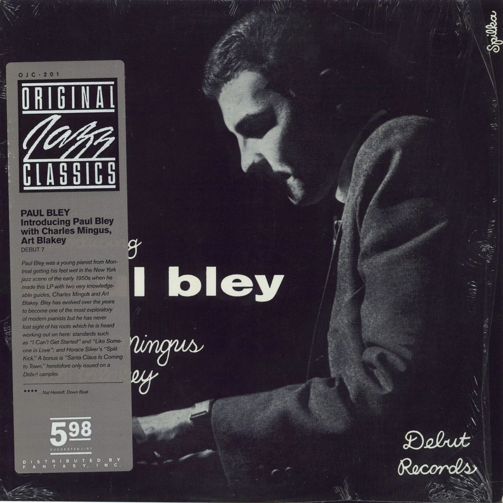 Paul Bley Introducing Paul Bley US vinyl LP album (LP record) OJC-201