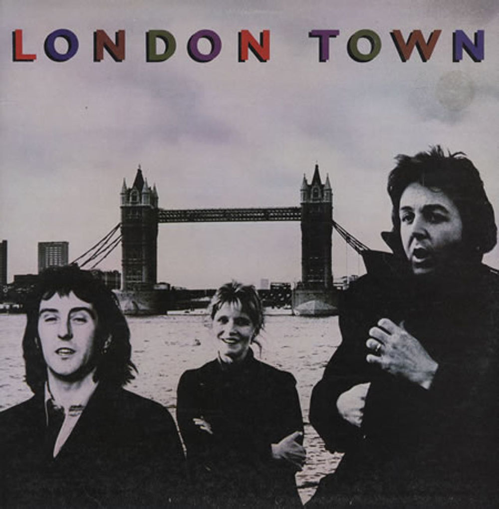 Paul McCartney and Wings London Town + Poster Australian vinyl LP album (LP record) PAS.10012