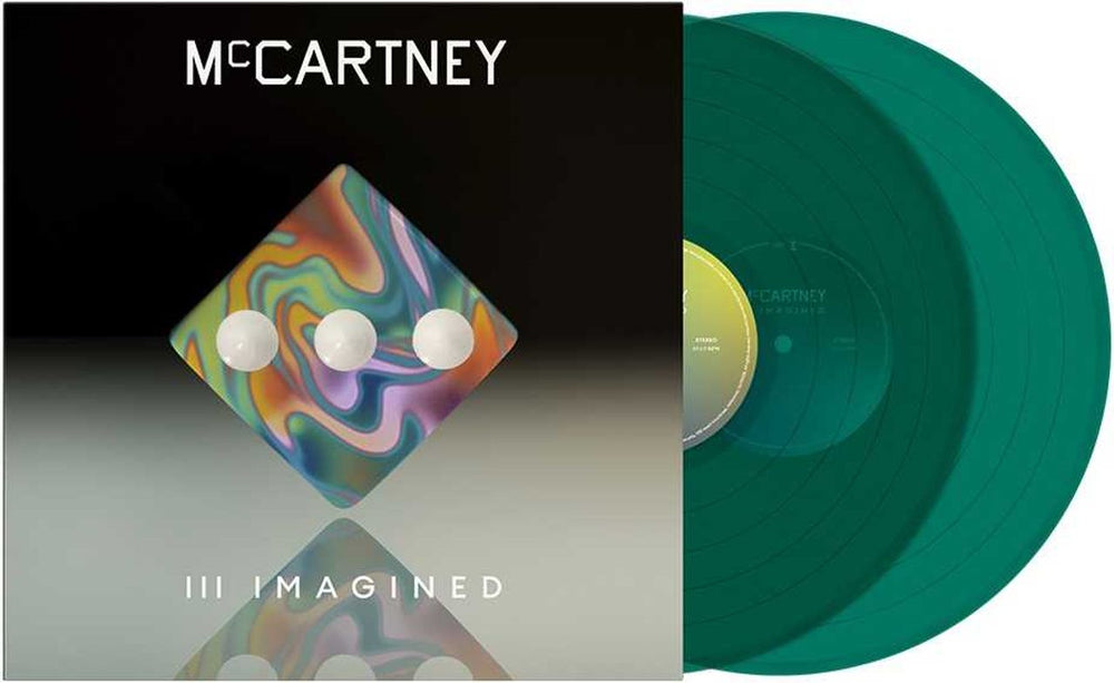 Paul McCartney and Wings McCartney III Imagined - Transparent Dark Green Vinyl - Sealed UK 2-LP vinyl record set (Double LP Album) MCC2LMC772408