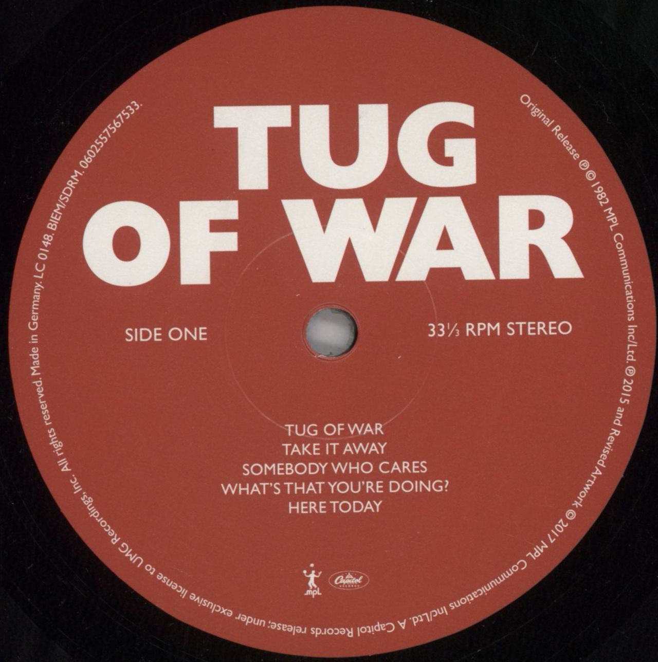 Paul McCartney and Wings Tug Of War - 180g - Open Shrink + Hype