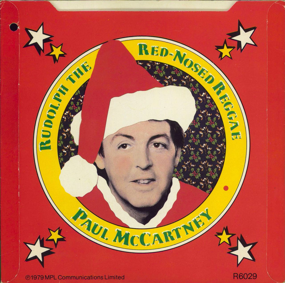 Paul McCartney and Wings Wonderful Christmastime + P/S - EX UK 7" vinyl single (7 inch record / 45)