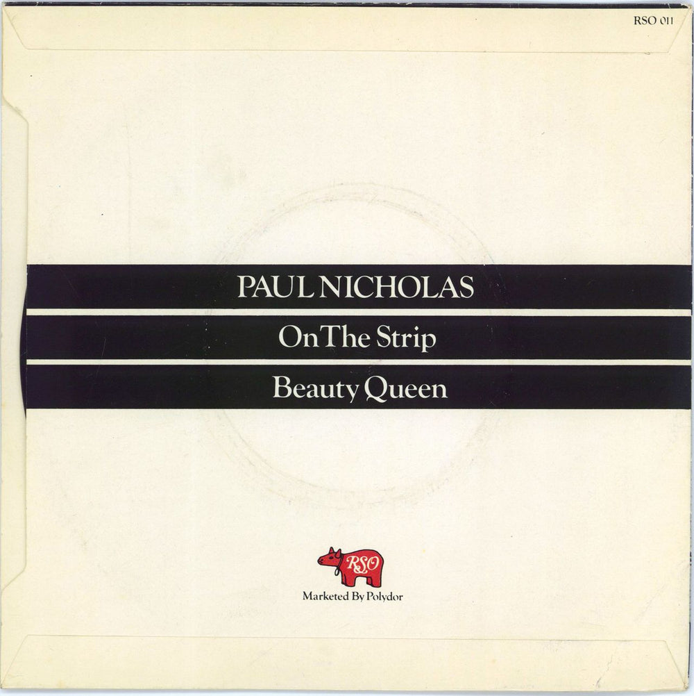 Paul Nicholas On The Strip UK 7" vinyl single (7 inch record / 45)