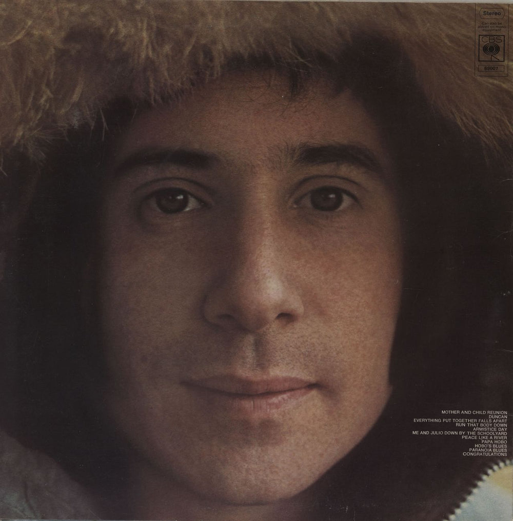 Paul Simon Paul Simon - 1st - Square Hype sticker UK vinyl LP album (LP record)