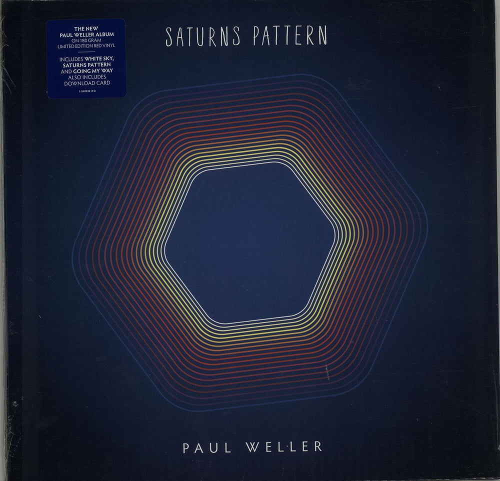 Paul Weller Saturns Pattern - 180 gram Red Vinyl US vinyl LP album (LP record) 548936-1