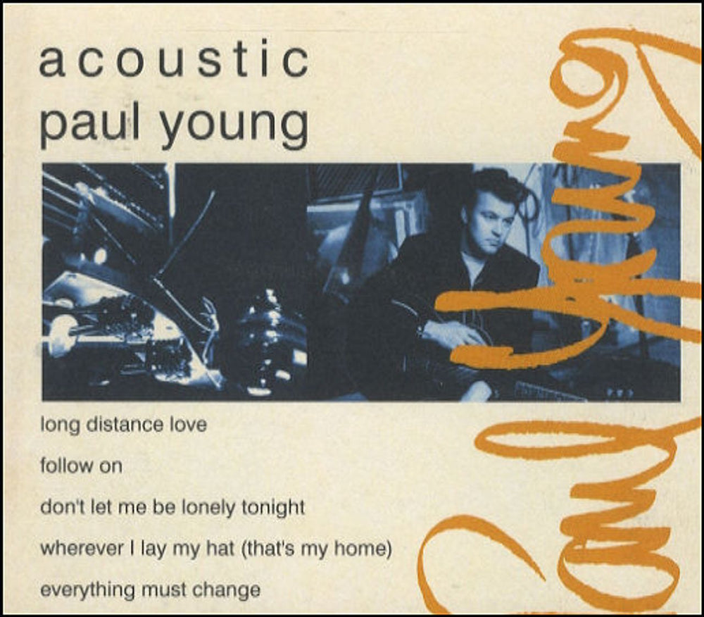 Paul Young Acoustic Paul Young UK Promo 2-CD single set (Double CD single) XPCD394