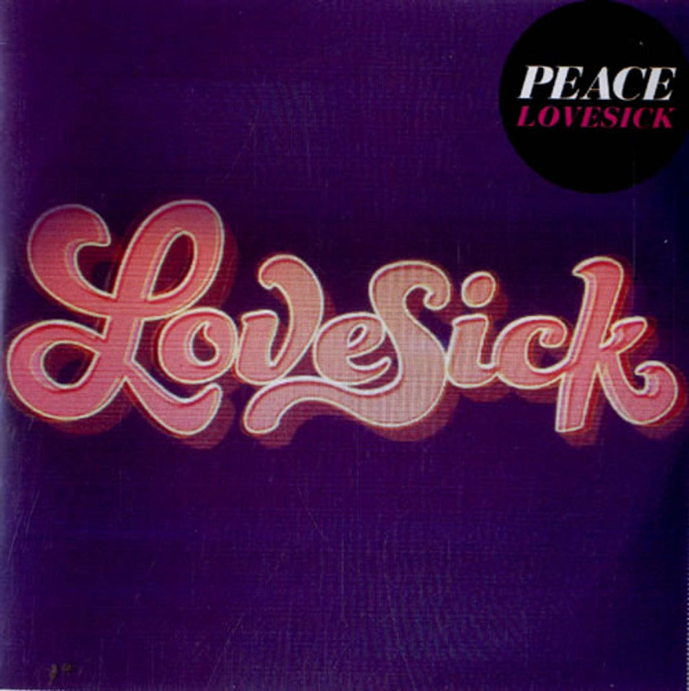 Peace Lovesick UK Promo CD-R acetate