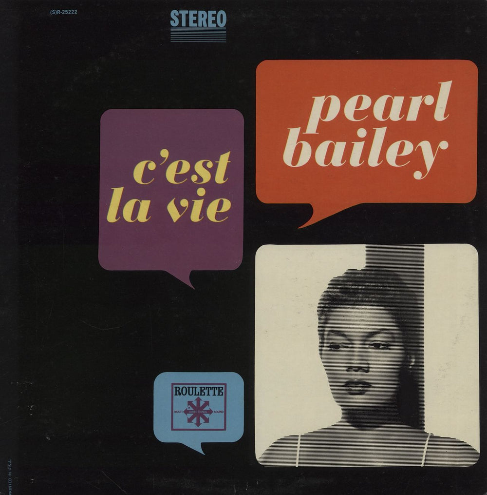 Pearl Bailey C'est La Vie US vinyl LP album (LP record) SR-25222