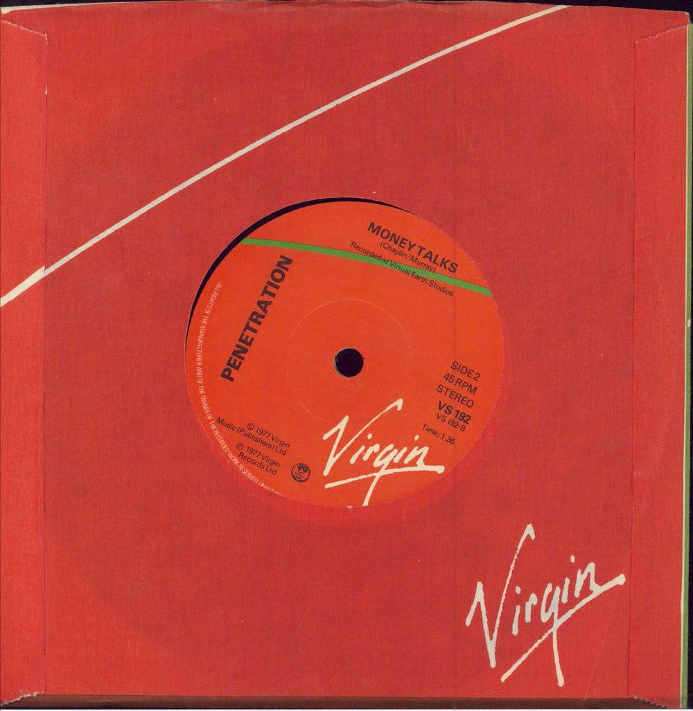 Penetration Don't Dictate UK 7" vinyl single (7 inch record / 45)