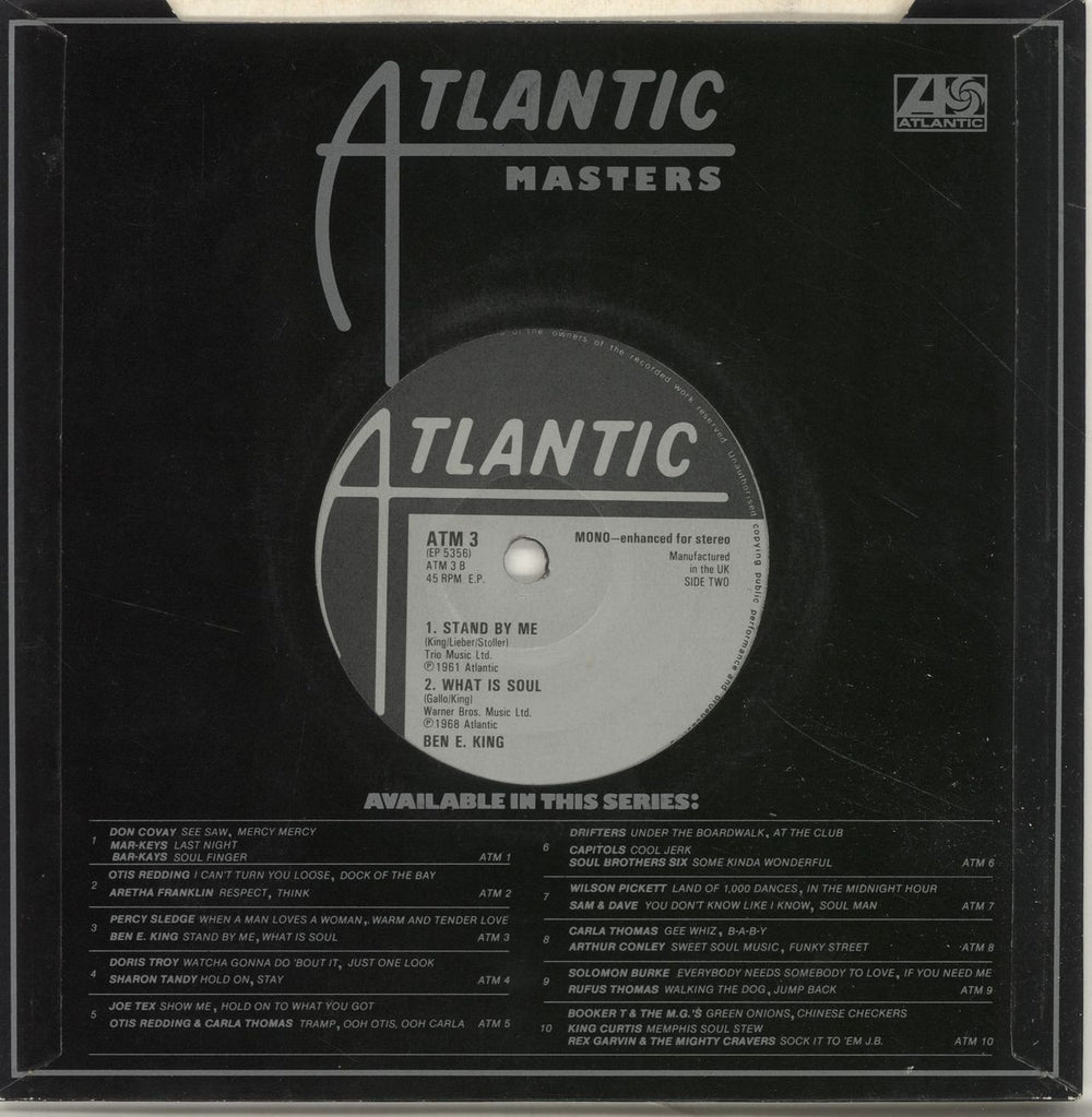 Percy Sledge Atlantic Masters EP UK 7" vinyl single (7 inch record / 45) PSL07AT694384