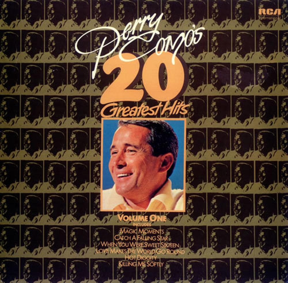 Perry Como 20 Greatest Hits UK vinyl LP album (LP record) INTS5043