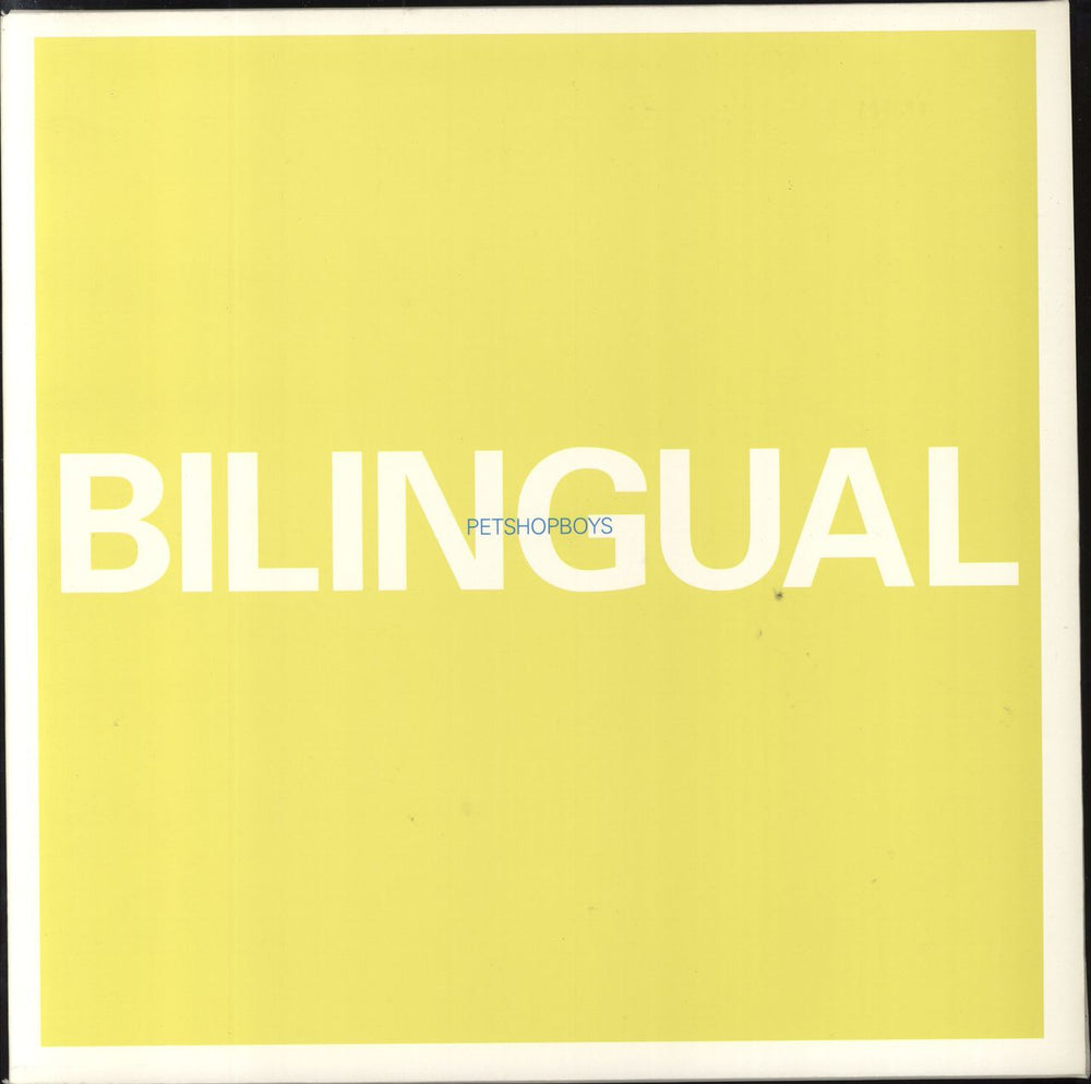 Pet Shop Boys Bilingual UK Vinyl LP — RareVinyl.com