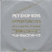 Pet Shop Boys Opportunities Japanese 7" vinyl single (7 inch record / 45) EMS-17641