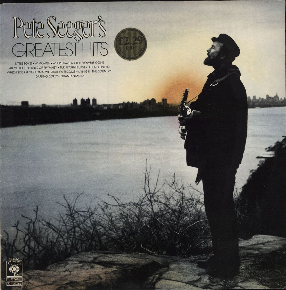 Pete Seeger Pete Seeger's Greatest Hits UK vinyl LP album (LP record) CBS31642