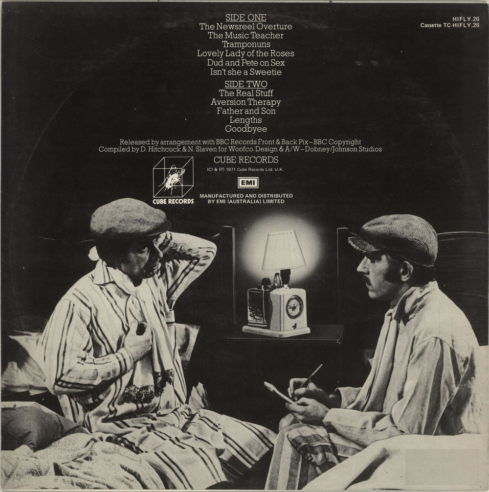 Peter Cook & Dudley Moore The Clean Tapes - The Very Best Of Peter Cook & Dudley Moore Australian vinyl LP album (LP record)