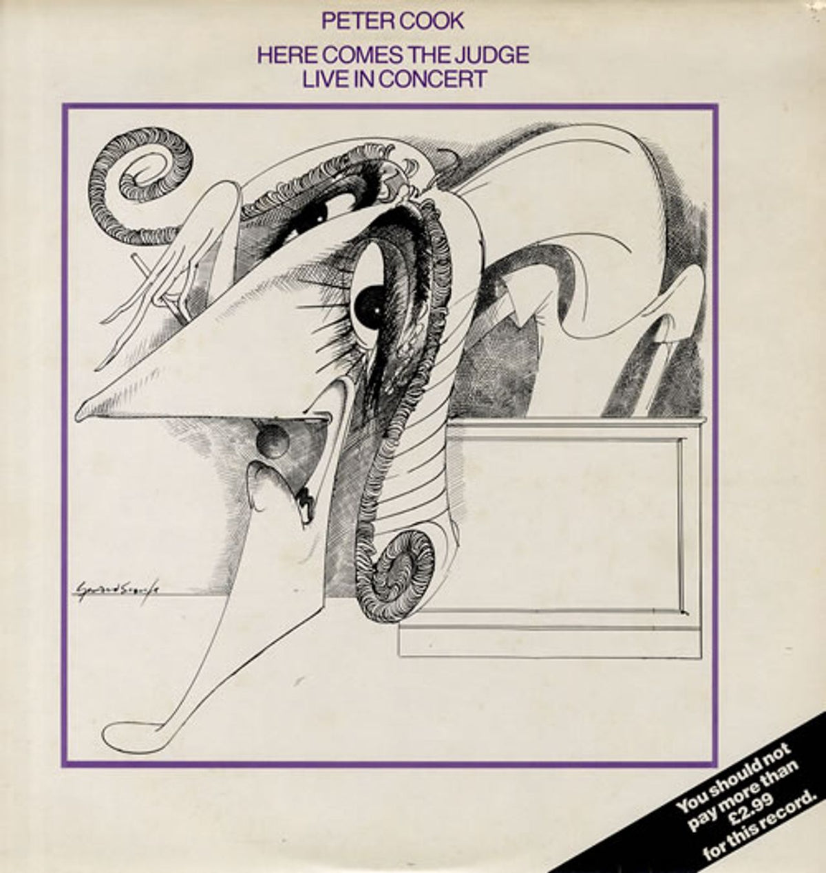 Peter Cook Here Comes The Judge UK Vinyl LP — RareVinyl.com