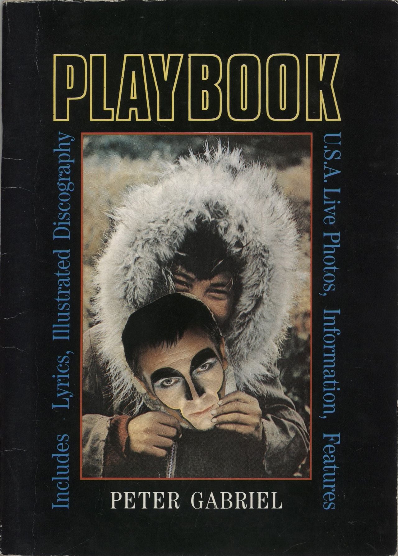 Peter Gabriel Playbook - VG UK tour programme TOUR PROGRAMME
