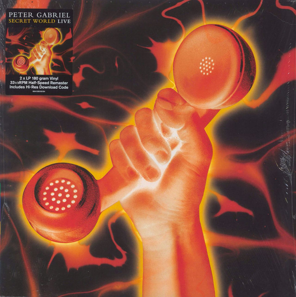 Peter Gabriel Secret World Live: Half Speed Mastered UK 2-LP vinyl record set (Double LP Album) PGLPR8