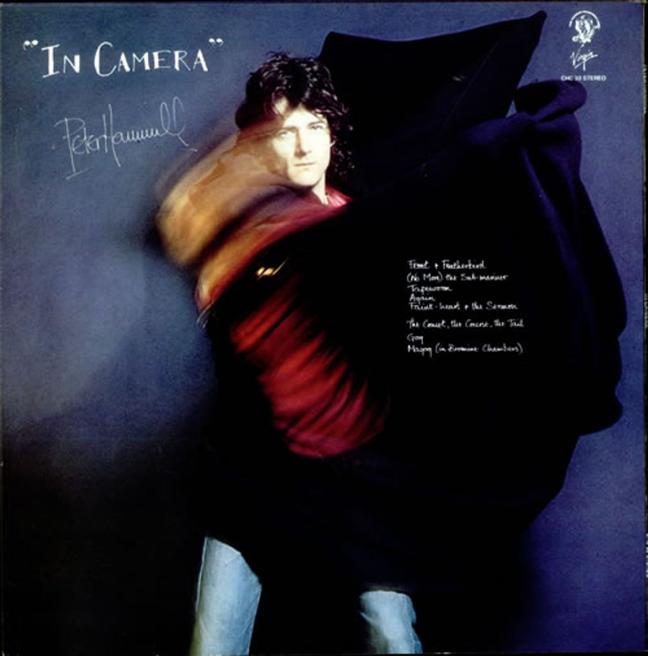 Peter Hammill In Camera - Blue Label UK Vinyl LP