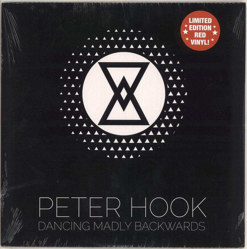 Peter Hook Dancing Madly Backwards - Red - Sealed US 12" vinyl single (12 inch record / Maxi-single) CLO0641