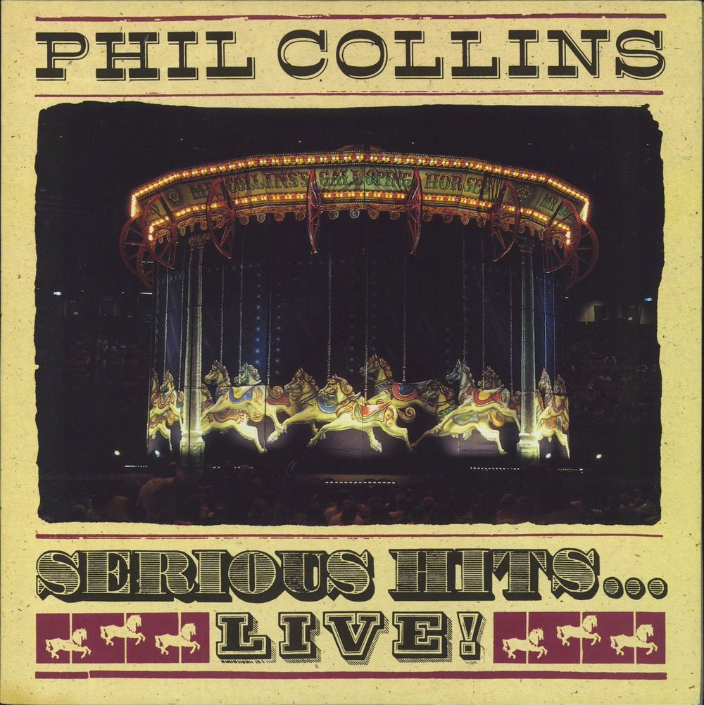 Phil Collins Serious Hits...Live! - EX Italian 2-LP vinyl record set (Double LP Album) PCLP1