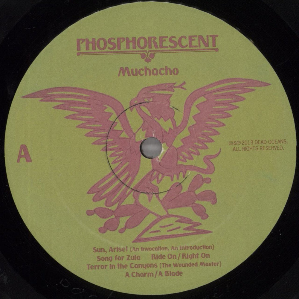 Phosphorescent Muchacho US vinyl LP album (LP record) 2HZLPMU822837