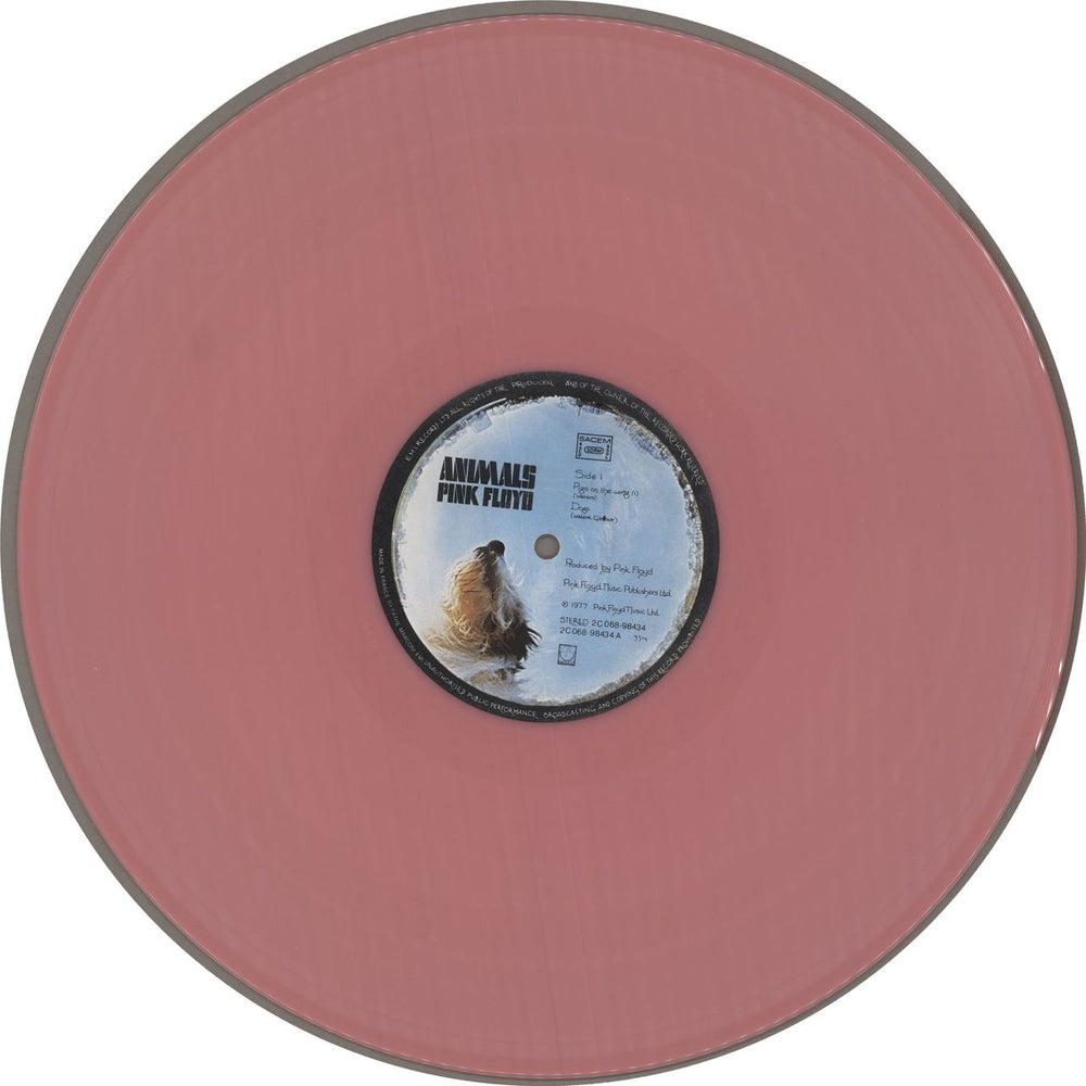 Pink Floyd Animals - Pink Vinyl - EX French vinyl LP album (LP record)