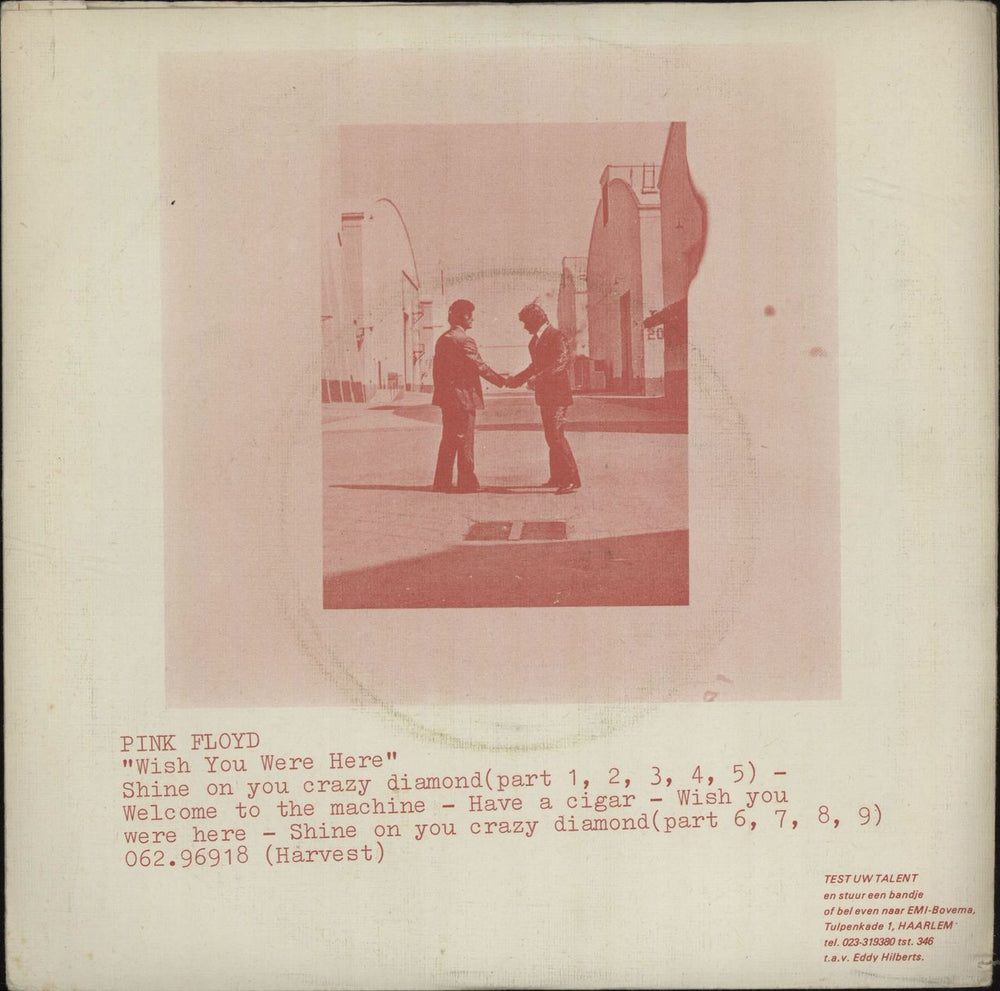 Pink Floyd Have A Cigar - P/S Dutch 7" vinyl single (7 inch record / 45)
