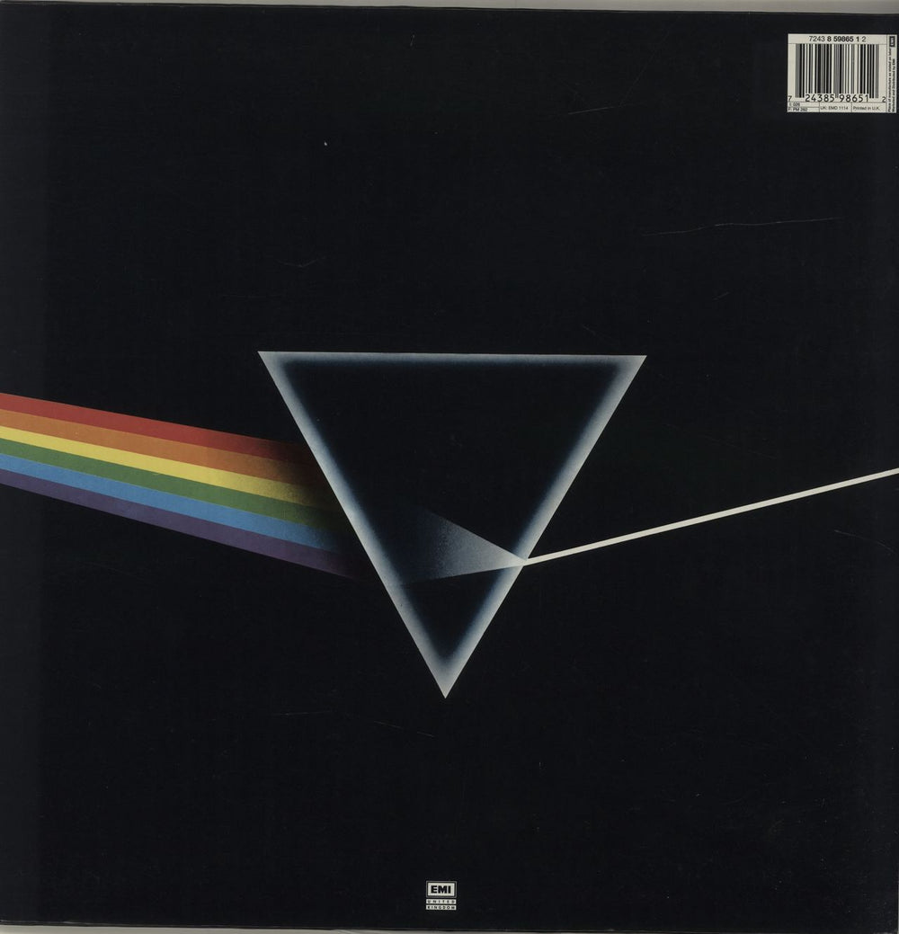 Pink Floyd The Dark Side Of The Moon + Print UK vinyl LP album (LP record) PINLPTH683719