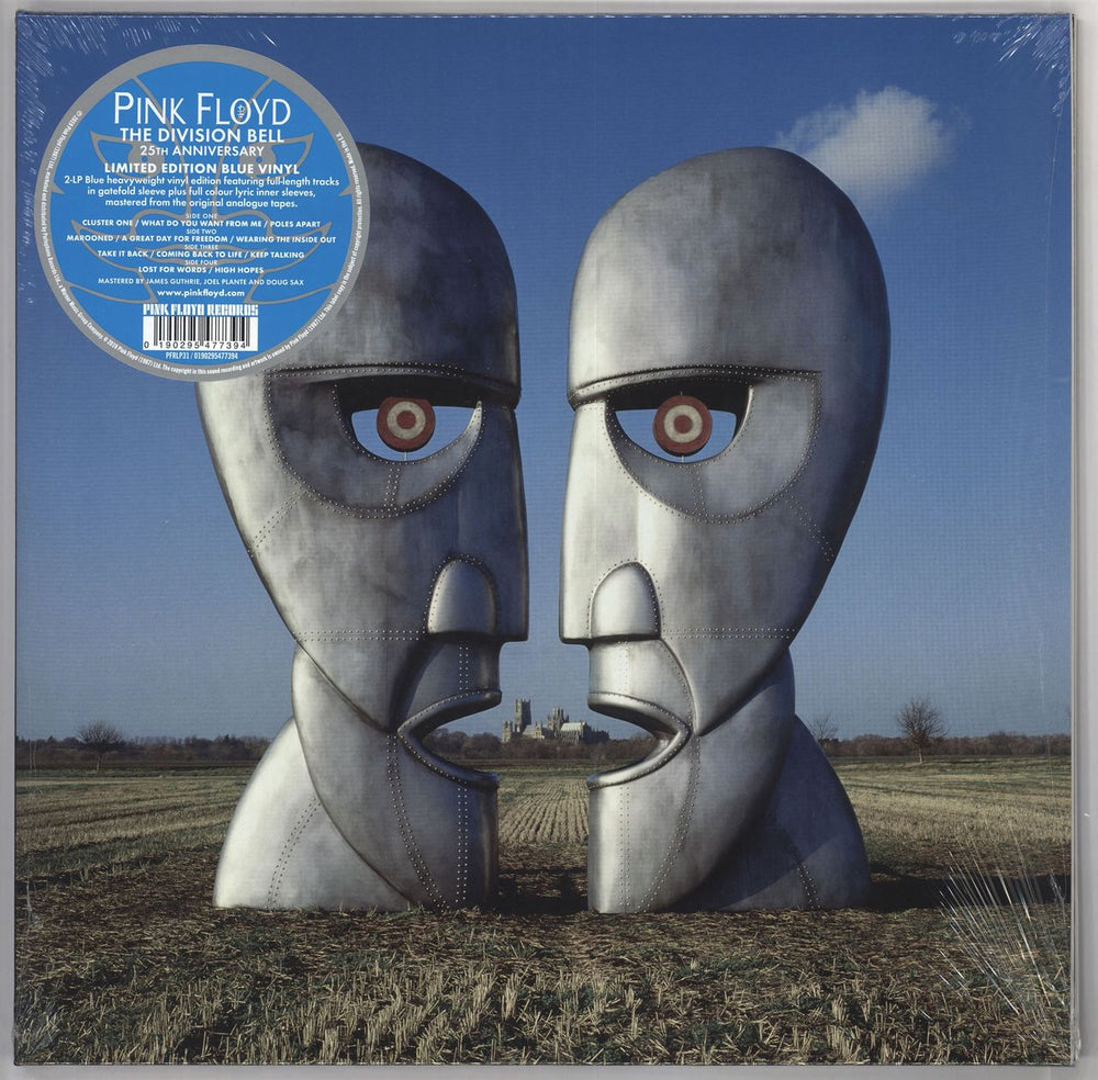 Pink Floyd The Division Bell - 180gram Blue Vinyl - Sealed UK 2-LP vinyl record set (Double LP Album) PFRLP31