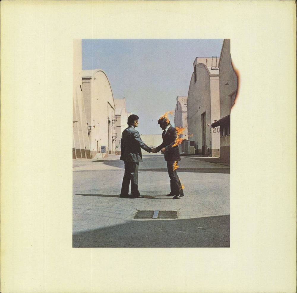 Pink Floyd Wish You Were Here + Postcard Dutch vinyl LP album (LP record) 1C064-96918