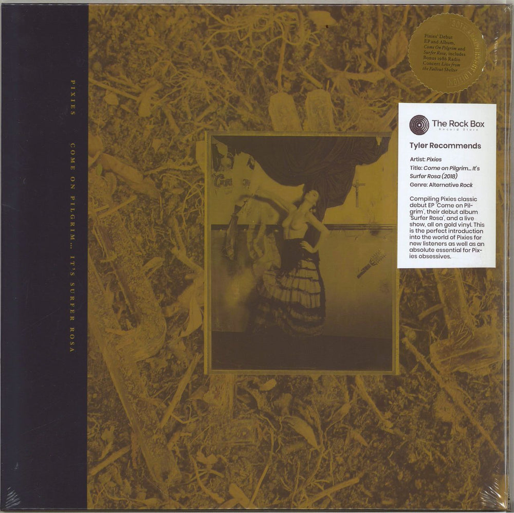 Pixies Come On Pilgrim... It's Surfer Rosa - Gold Vinyl - Sealed US 3-LP vinyl record set (Triple LP Album) 4AD0084LP