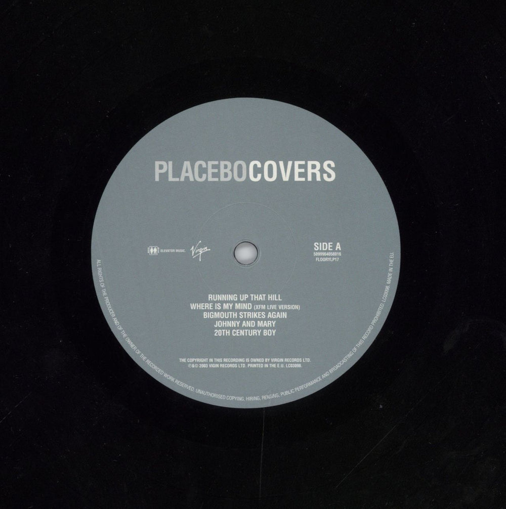 Placebo Covers UK vinyl LP album (LP record) CEBLPCO813343
