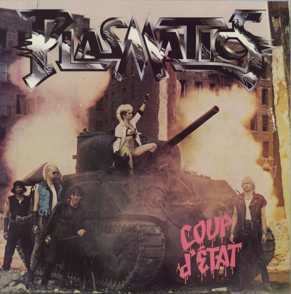 Plasmatics Coup d'Etat UK Promo vinyl LP album (LP record) EST12237