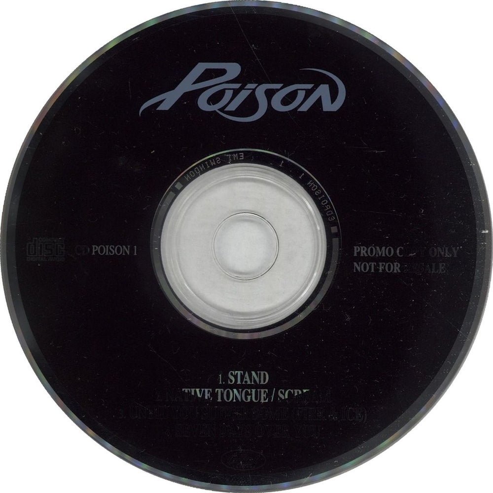 Poison Stand UK Promo CD single (CD5 / 5") CDPOISON1