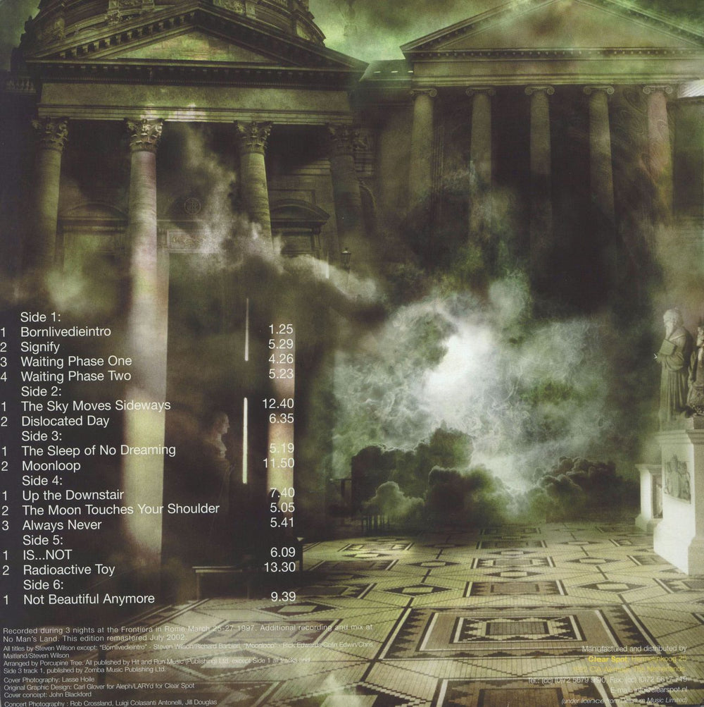 Porcupine Tree Coma Divine Dutch 3-LP vinyl record set (Triple LP Album)